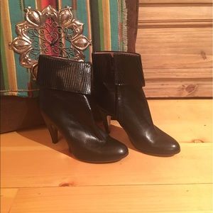 L'AUTRE CHOSE Black Leather Boots